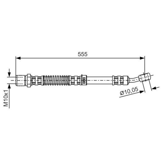 1 987 481 144 - Brake Hose 