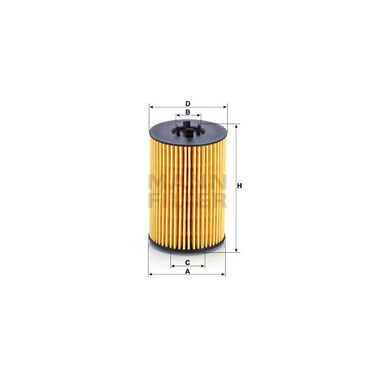 HU 7020 z - Oil filter 