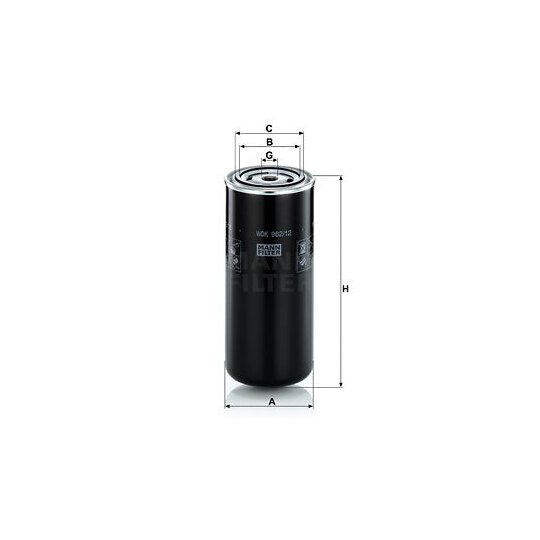 WDK 962/12 - Fuel filter 