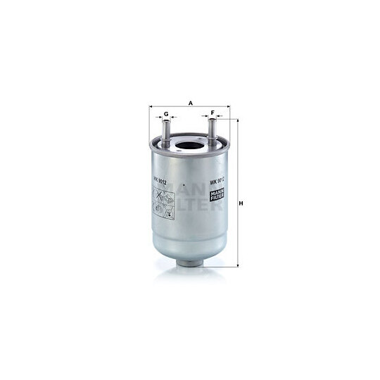 WK 9012 x - Fuel filter 