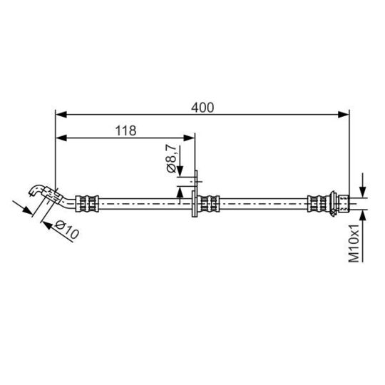 1 987 481 362 - Brake Hose 