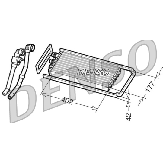 DRR12101 - Heat Exchanger, interior heating 