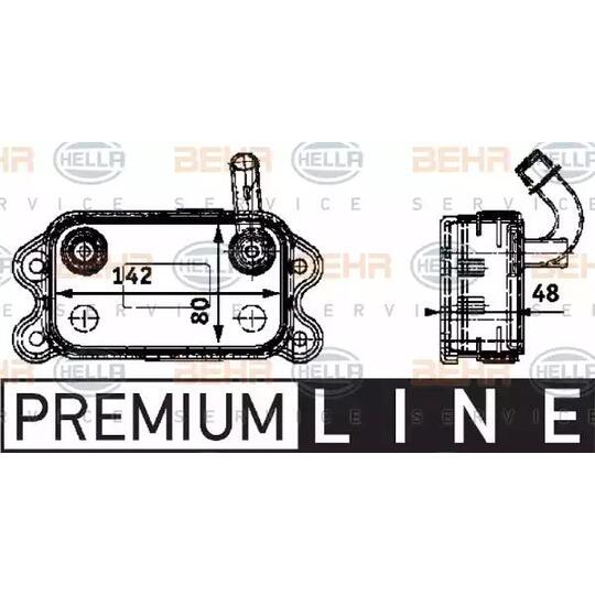 8MO 376 726-151 - Oil Cooler, engine oil 