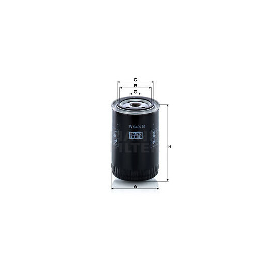 W 940/15 n - Oil filter 