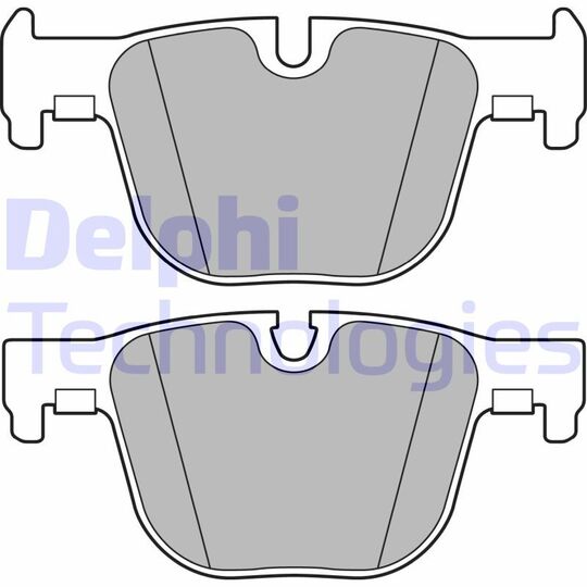 LP2494 - Brake Pad Set, disc brake 