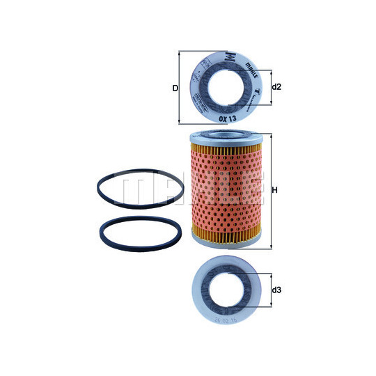 OX 13D - Oil filter 