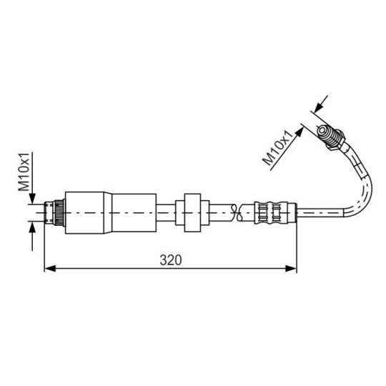 1 987 476 067 - Brake Hose 