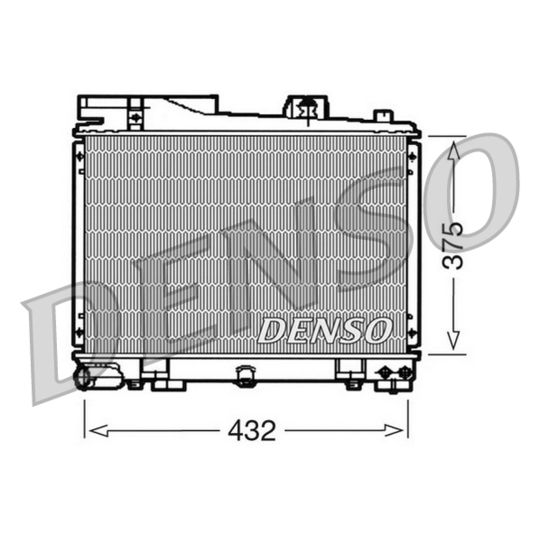 DRM05034 - Radiator, engine cooling 