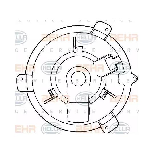 8EW 351 039-301 - Interior Blower 