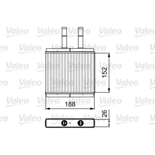 812442 - Heat Exchanger, interior heating 