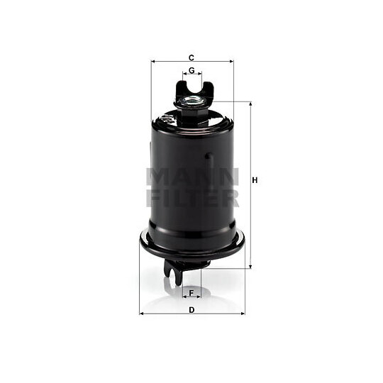 WK 614/8 - Fuel filter 