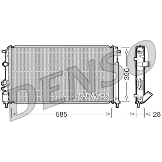 DRM23052 - Radiator, engine cooling 