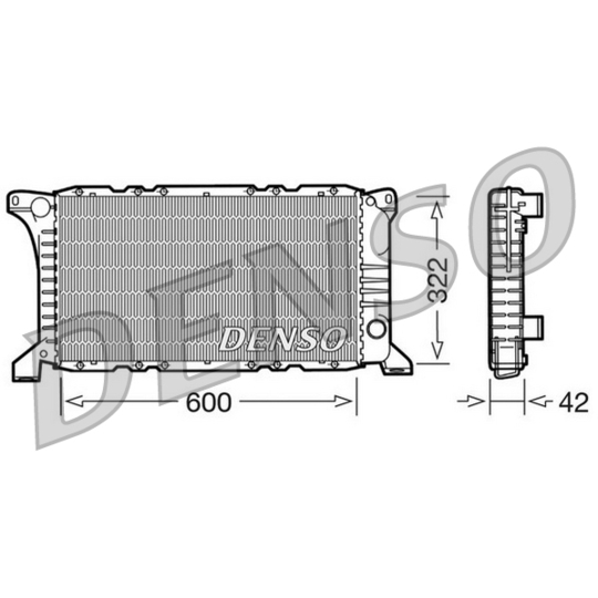 DRM10097 - Radiator, engine cooling 