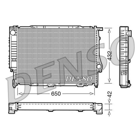 DRM05055 - Radiator, engine cooling 