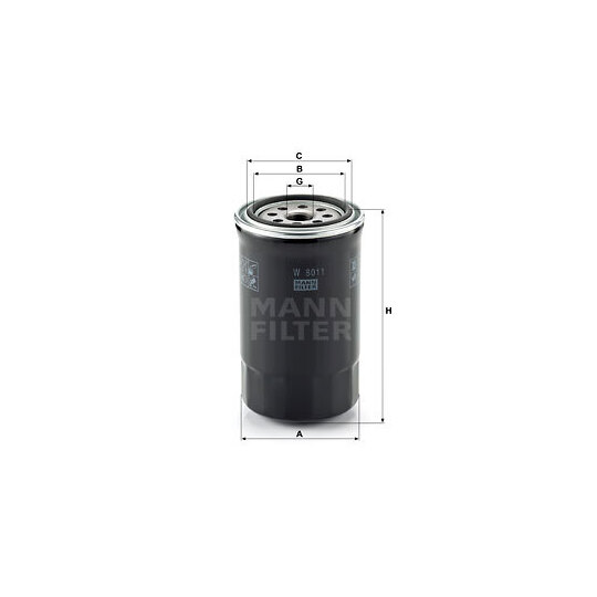 W 8011 - Oil filter 