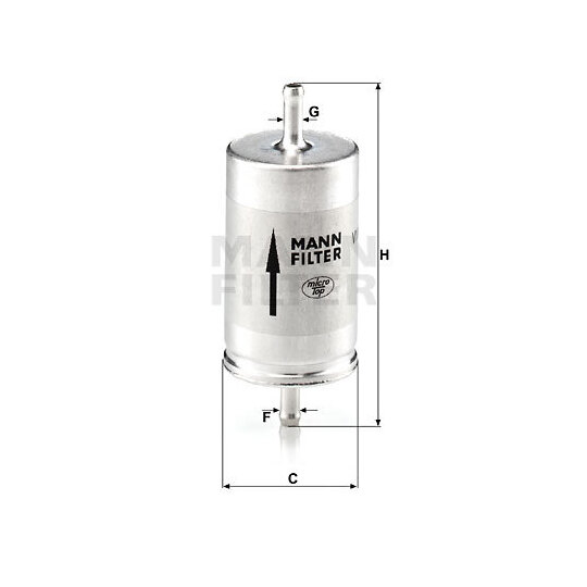 WK 410 - Fuel filter 