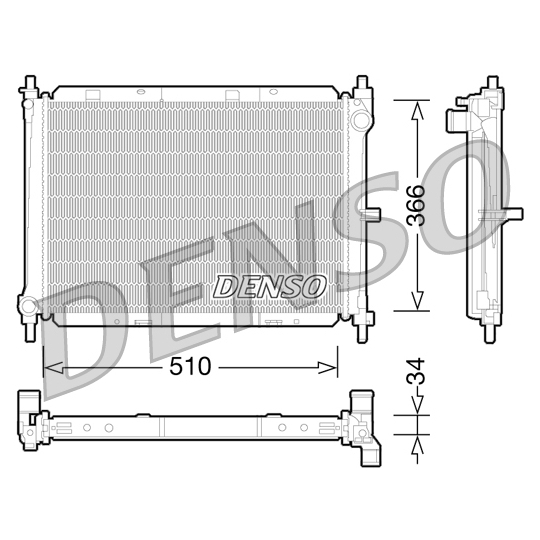 DRM46038 - Kylare, motorkylning 