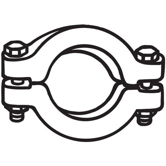 254-270 - Clamp, exhaust system 