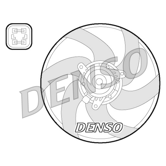 DER21022 - Fan, radiator 