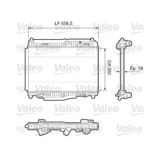 735379 - Radiator, engine cooling 