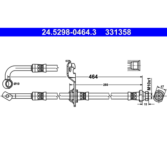 24.5298-0464.3 - Bromsslang 