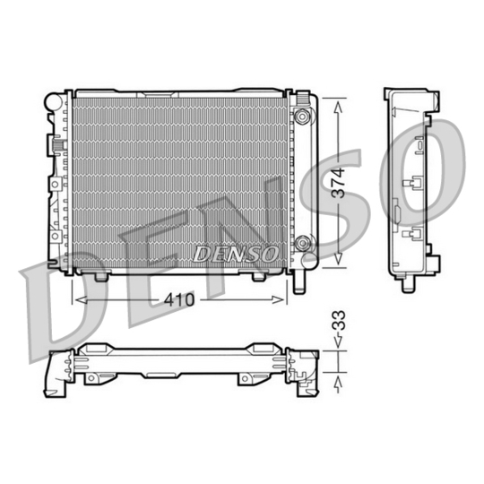 DRM17029 - Radiator, engine cooling 