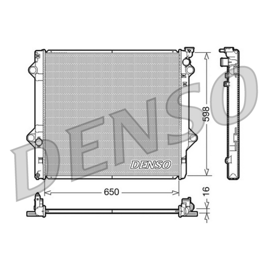 DRM50048 - Radiator, engine cooling 