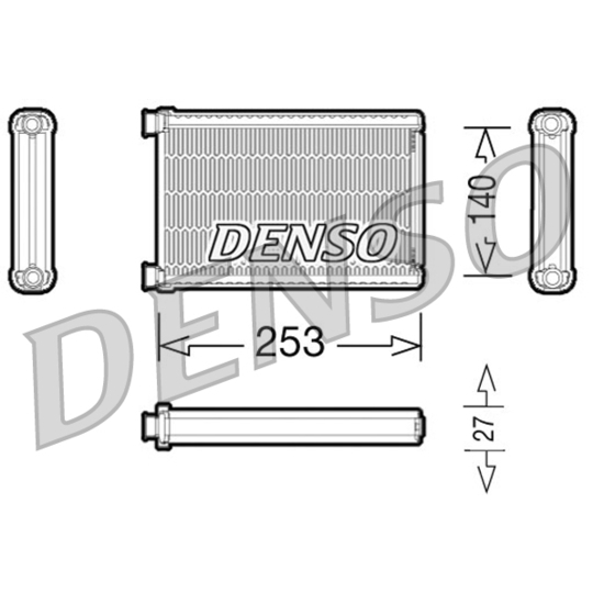 DRR05005 - Heat Exchanger, interior heating 