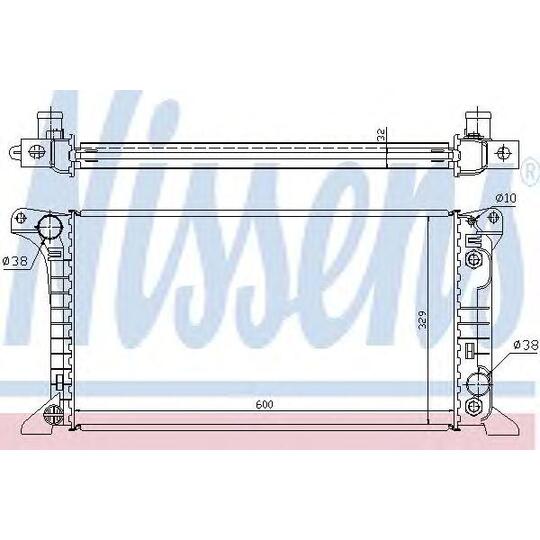 62367A - Radiator, engine cooling 