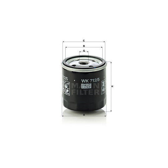 WK 712/5 - Fuel filter 