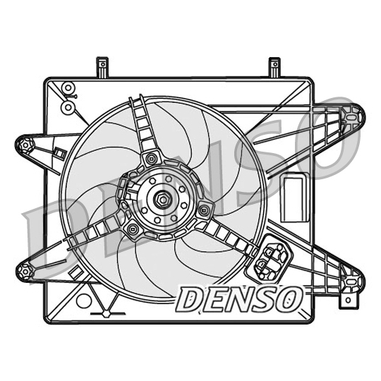 DER09088 - Fan, radiator 