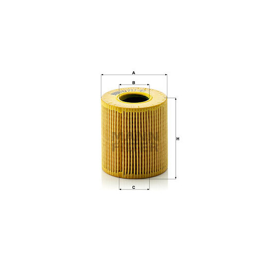 HU 711/51 x - Oil filter 