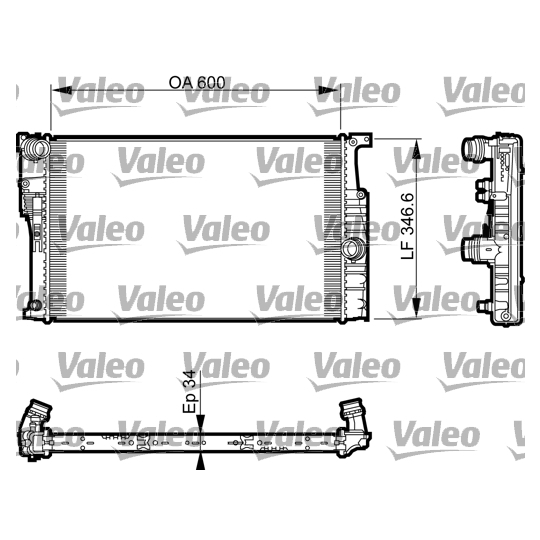 735456 - Radiator, engine cooling 