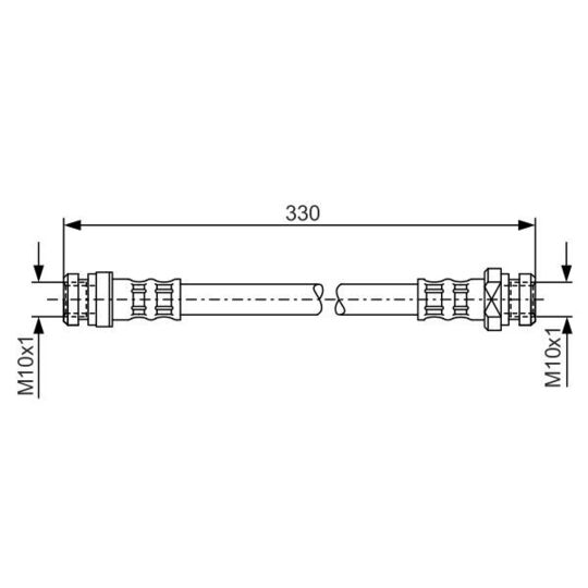 1 987 476 190 - Brake Hose 