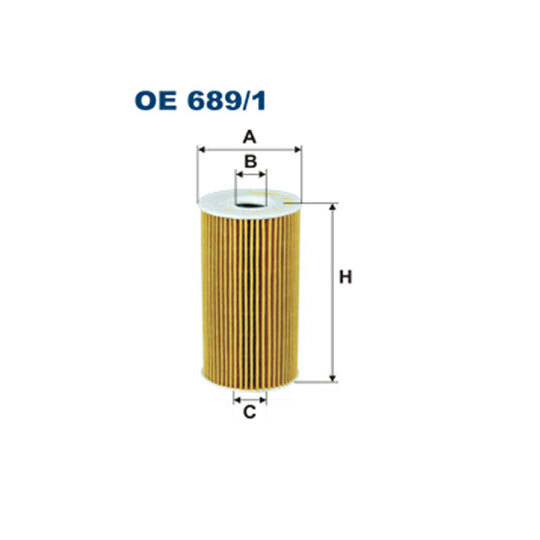 OE 689/1 - Oil filter 