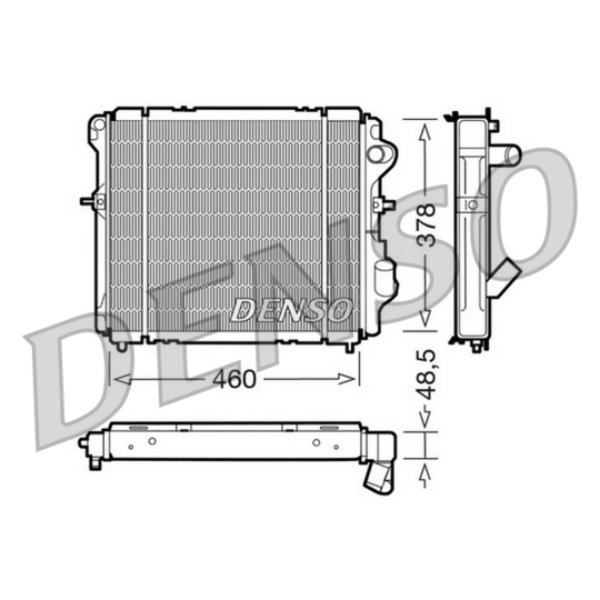 DRM23007 - Radiator, engine cooling 