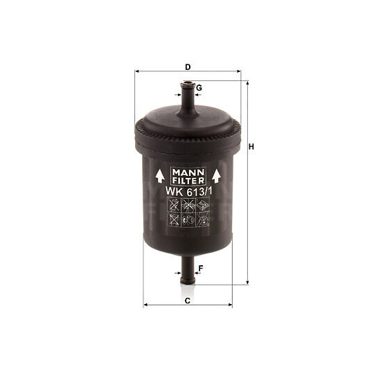 WK 613/1 - Fuel filter 