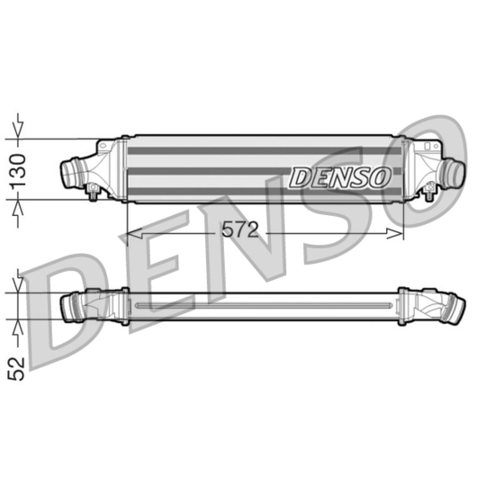 DIT20003 - Intercooler, charger 