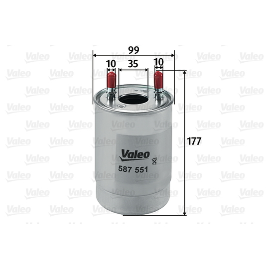 587551 - Fuel filter 
