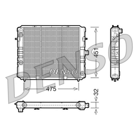 DRM20077 - Radiator, engine cooling 