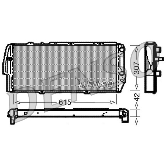 DRM02040 - Radiator, engine cooling 