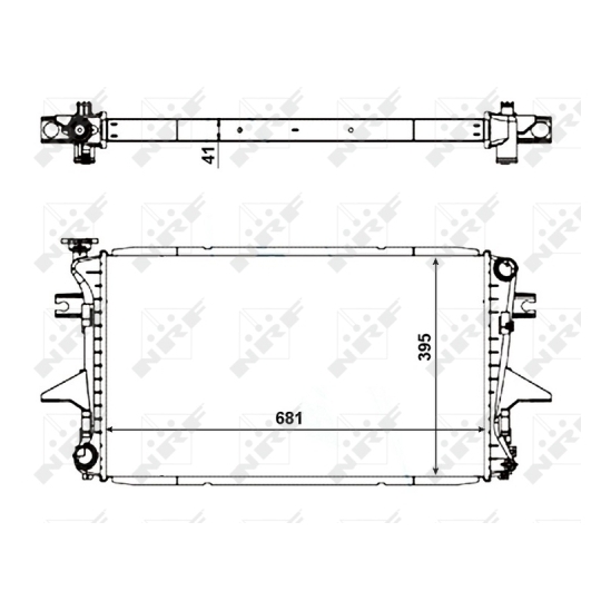 56061 - Radiator, engine cooling 