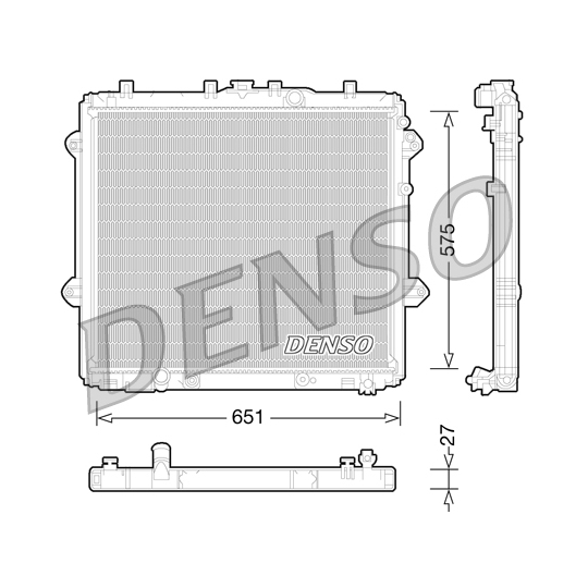 DRM50060 - Radiator, engine cooling 