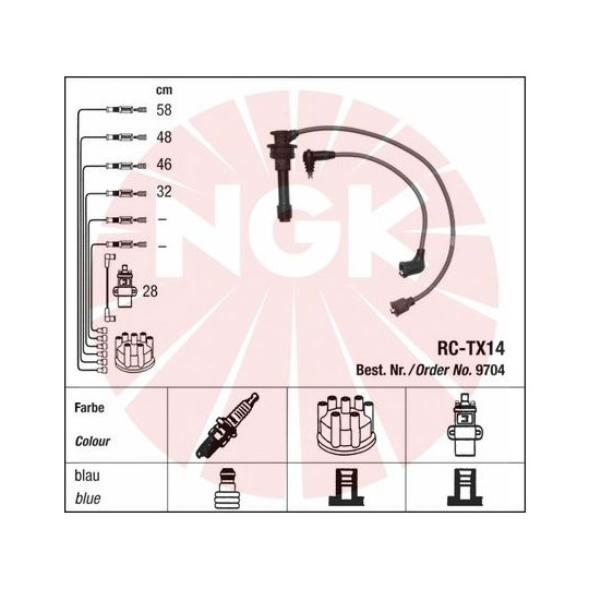 9704 - Ignition Cable Kit 