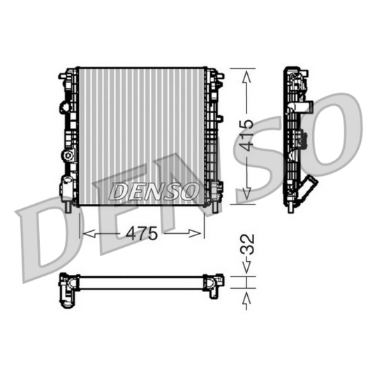 DRM23015 - Kylare, motorkylning 