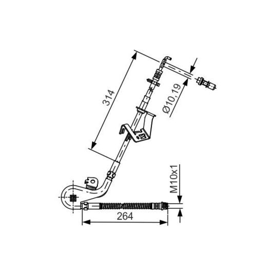 1 987 481 428 - Brake Hose 