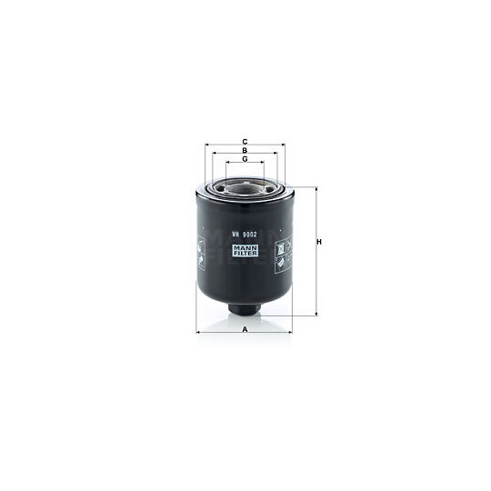 WH 9002 - Hydraulic Filter, automatic transmission 