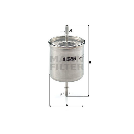 WK 822/2 - Fuel filter 