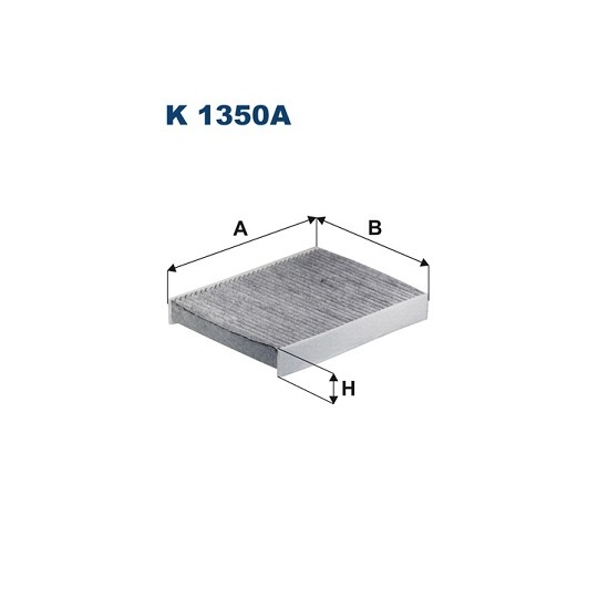 K 1350A - Filter, kupéventilation 