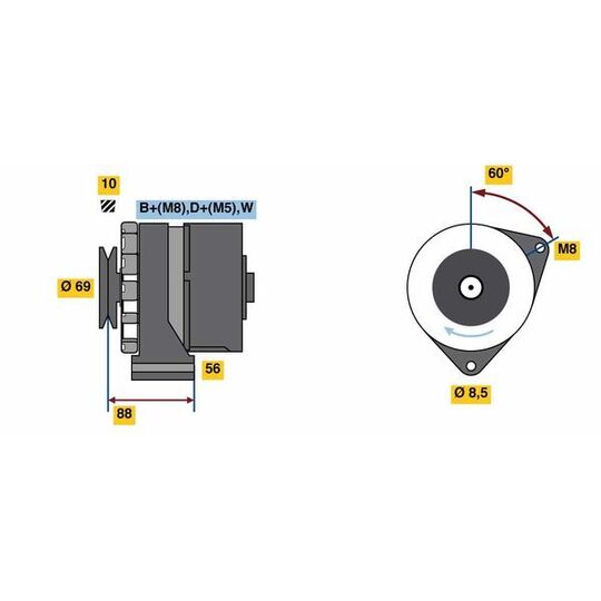 0 986 043 300 - Generator 